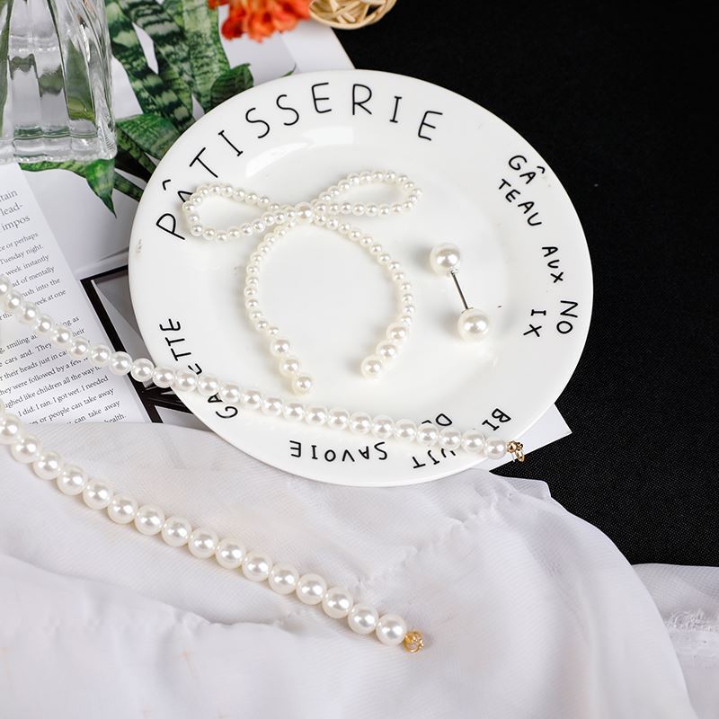 Día DE LA MADRE ramo de perlas Accesorios Estilo Chanel ramo caja de regalo para hornear decoración Cadena de Perlas joyería de perlas florales