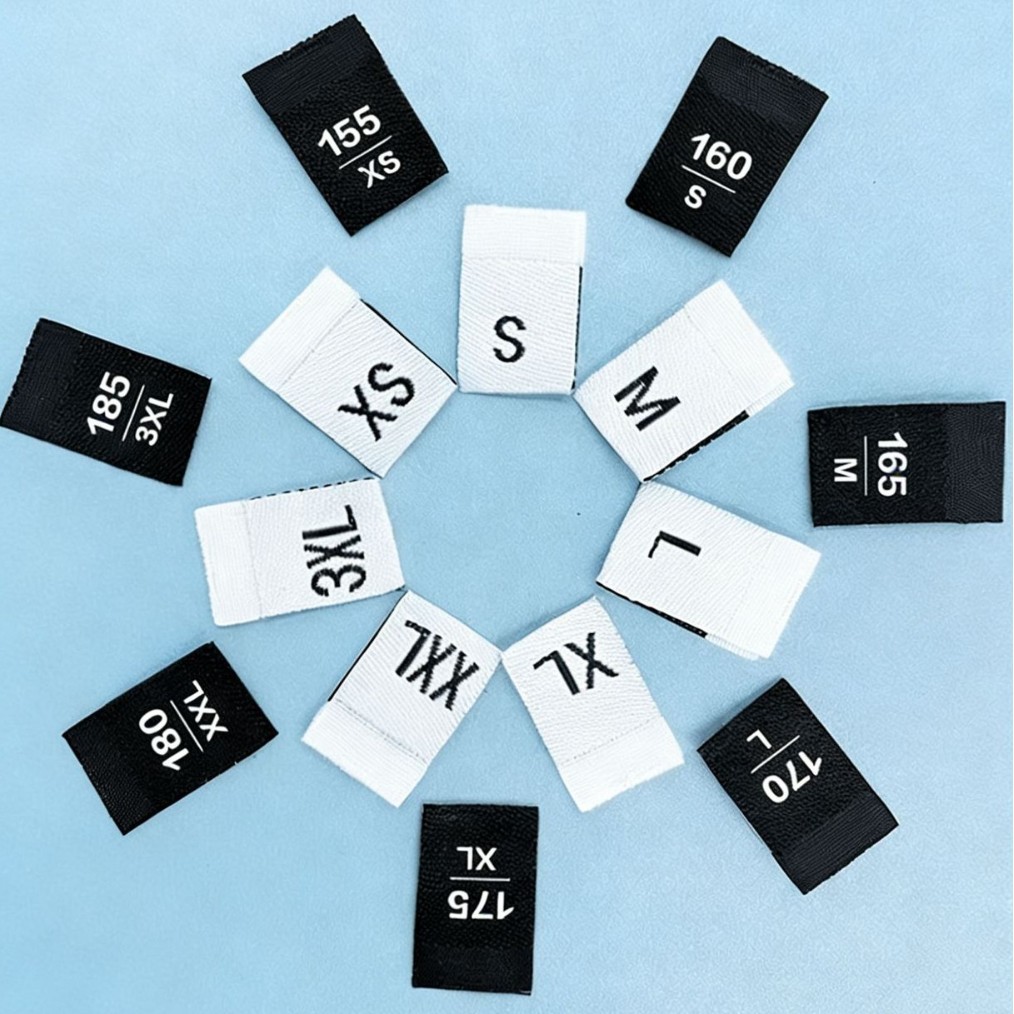 批发现货高密切好对折 尺码标尺码标布标 字母标号码标