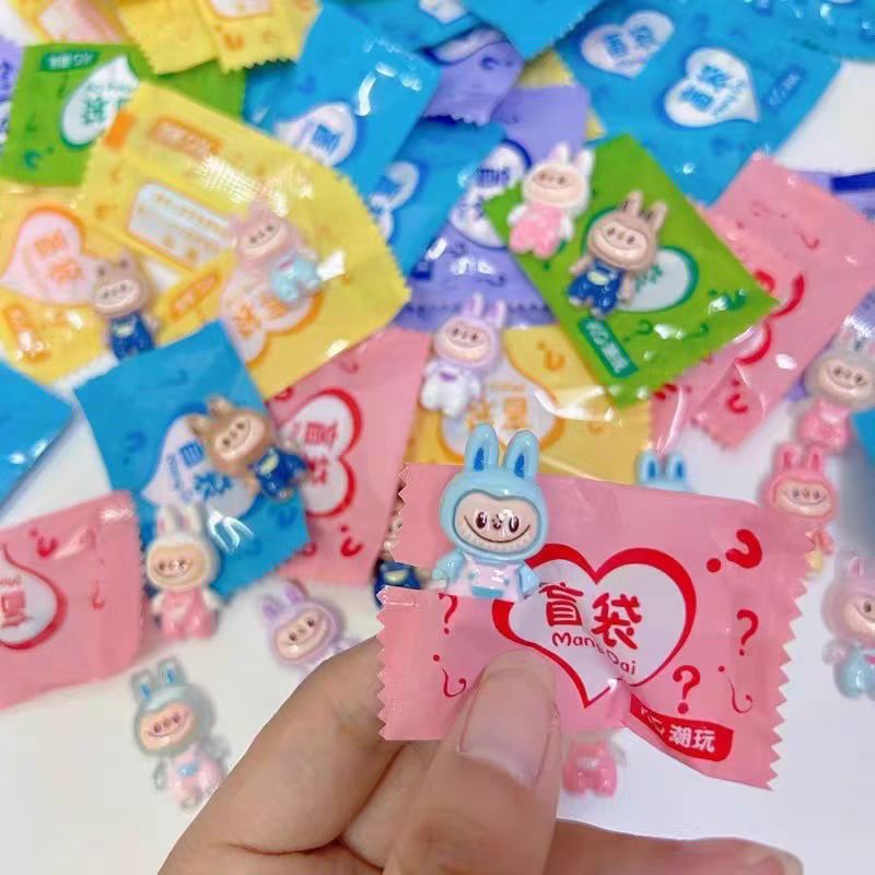 Bolsa ciega de dibujos animados, pequeña tortuga luminosa, modelo de juguete, muñeca de adorno, tortuga marina, animal luminoso, caja ciega, muñeca