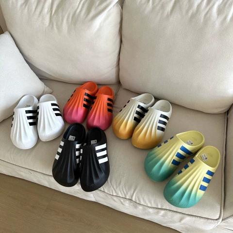 Иллюзионистая раковина голова Путянь Чистый оригинальный пол-булочки тапочки EVA Летняя большая голова спортивная трехполосная пляжная обувь