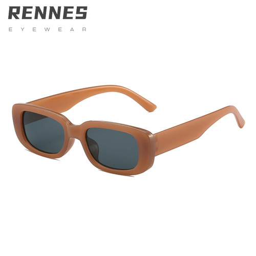  New Square Children's Sunglasses Jelly Frame Fashion Sunglasses AliExpress Cross-border 6830