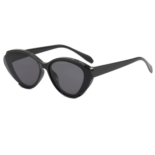 Glossy black framed gray film