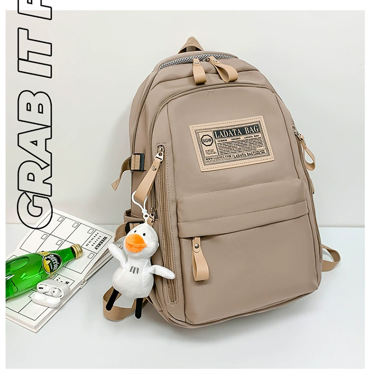 School Backpack, Unisex Spacious 14″ Laptop Compartment, Simple Elegant Design, 2–4 Pockets