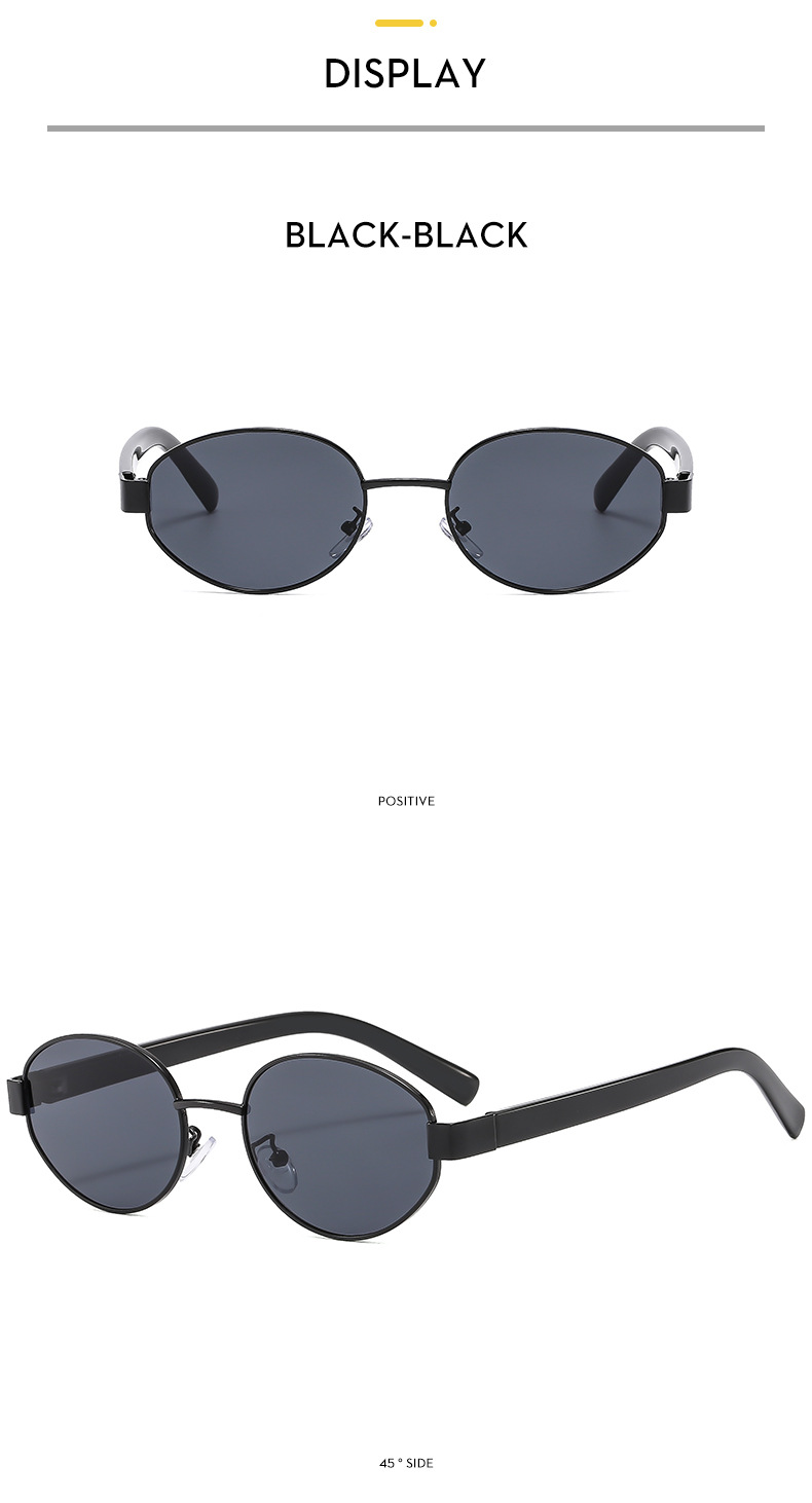 50g Weight Full Frame Glasses Structure Sunglasses Classification Ac, UV400 Protection Lens Material Oval Frame Glasses Style Travel, Fishing Occasion Solid Color Pattern All Seasons Season Women's Gender Casual Style Casual Solid Color Ac UV400 Protection Oval Frame Full Frame Women's Sunglasses 5