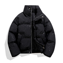 满天星棉服男2025冬季新款加厚保暖棉衣外套美式高街宽松休闲棉袄
