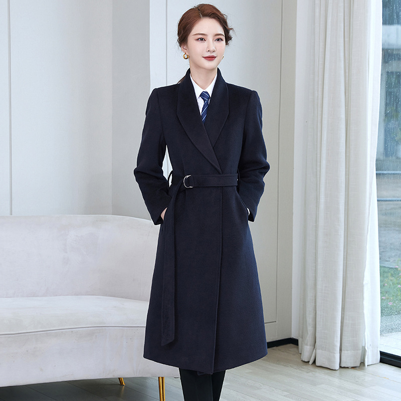 2140 여성용 네이비 애플 웨이스트