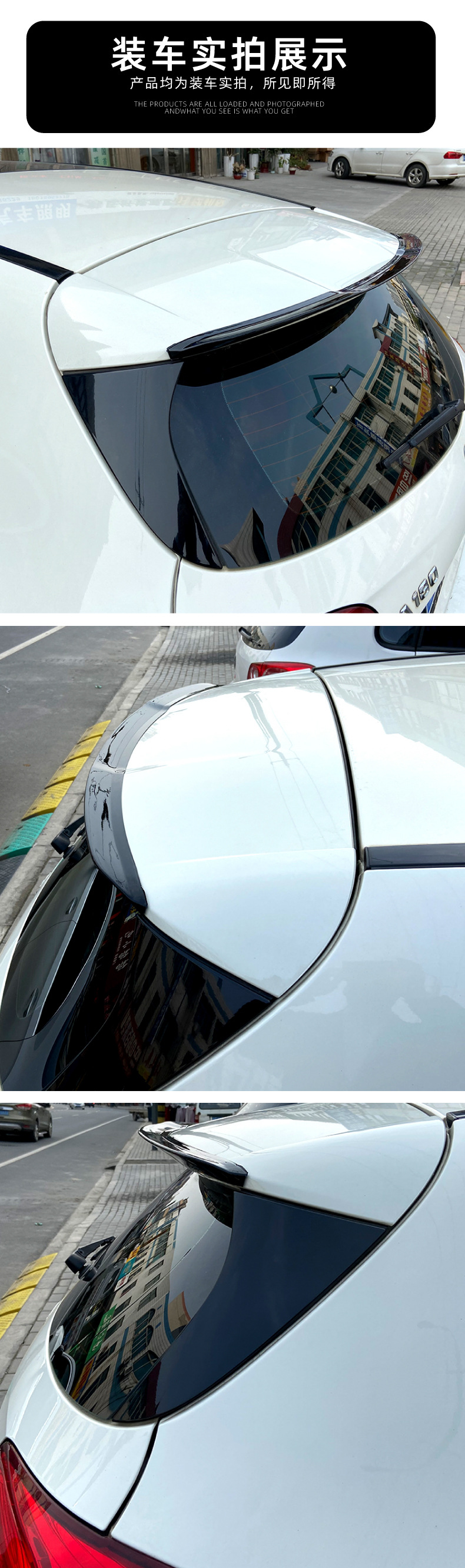 Applicable to Mercedes-Benz A- class W176 2013-2017 A180 A200 tail top wing spoiler exterior decoration modification