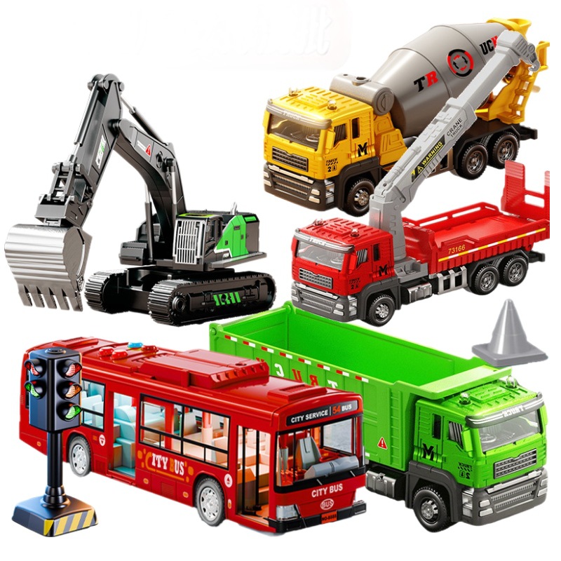 120 ambulancia infantil juguete de ingeniería de coche de policía modelo de automóvil de inercia para niños regalos 3