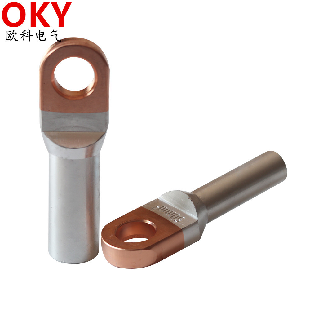 OTDL欧式铜铝接线端子紫铜接线鼻子ODTL铜铝接头400方电缆拔插头