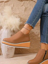 Z 33379 Winter Retro Platform Boots �����¸���ѥ ŷ���羳