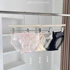 スイートハートガール〜かわいいリボン装飾水玉模様の女の子の下着夏の新しい肌に優しいブリーフ