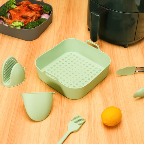 Air fryer silicone pan cake mold muffin cup muffin cup round cake cup diy baking mold silicone mat