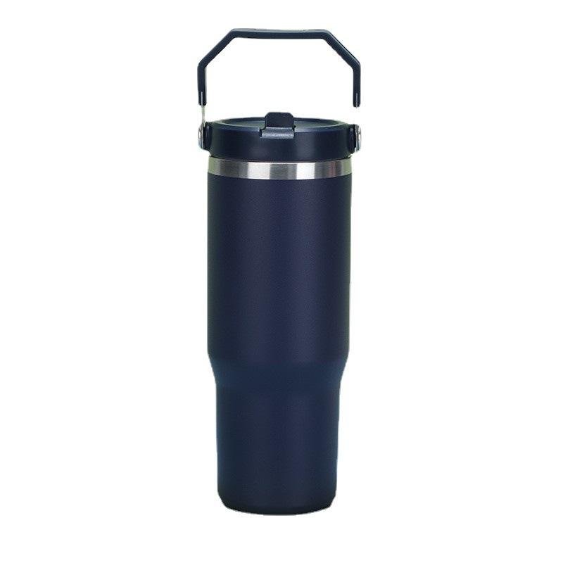 국경 30oz 휴대용 아이스 컵 304 스테인레스 스틸 대용량 자동차 보온병 컵 간단한 자동차 컵 커피 컵