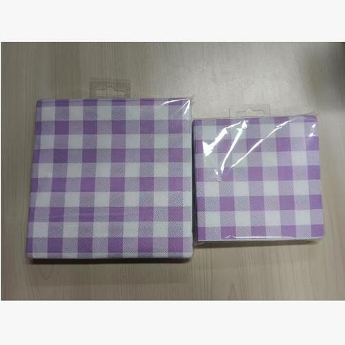 Red checkered napkin party table decoration for holiday and birthday picnic with 25 napkins