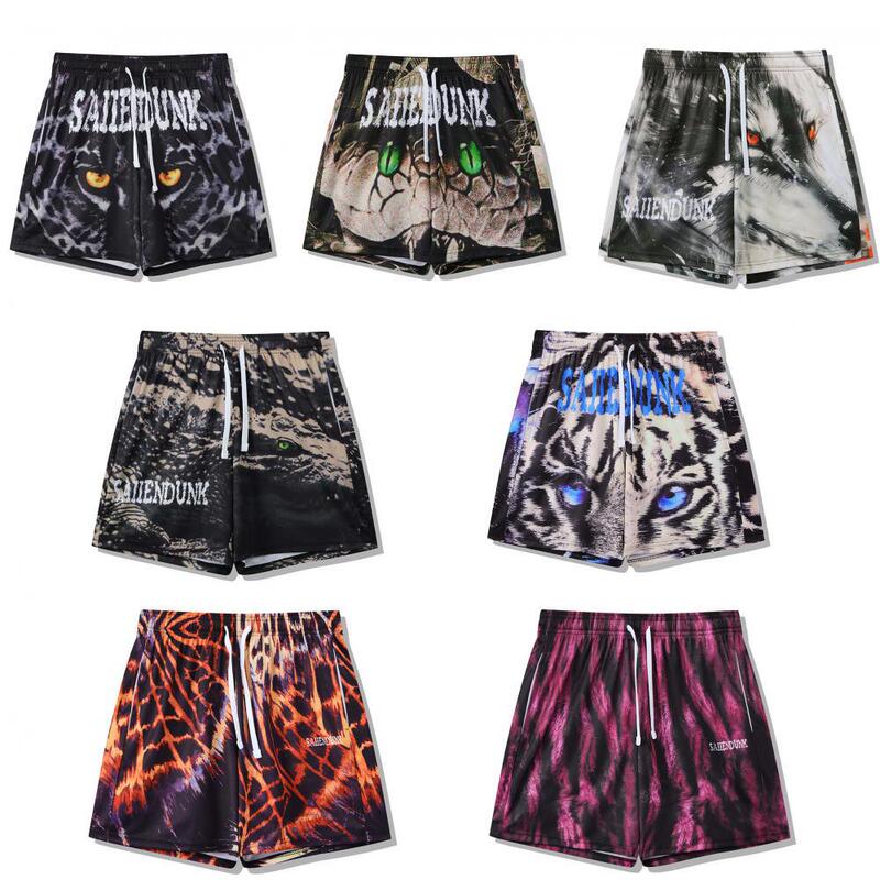 Retro Graffiti Cross-Border Amazon New 3D Digital Print Sports Two-Piece Shorts for Men Wholesale Summer Wear Retro Graffiti Cross-Border Amazon New 3D Digital Print Sports Two-Piece Shorts for Men Wholesale Summer Wear