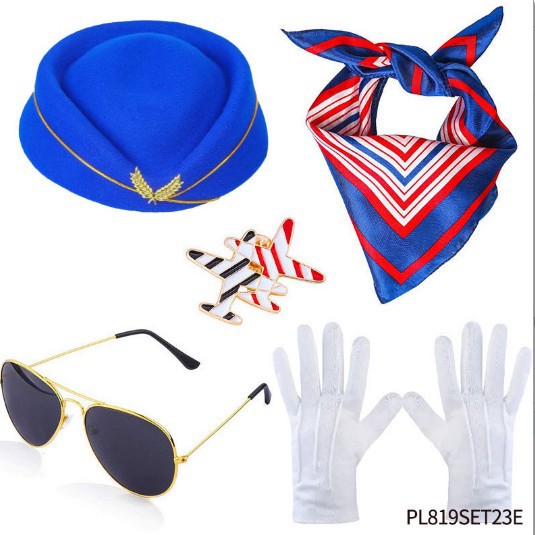 Nueva fiesta de vacaciones Cosplay policía espectáculo vestido esposado juego de rol de cigarrillos marinero azafata de vuelo