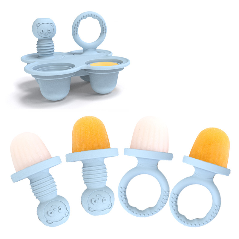 Molde de helado para la alimentación del bebé Molde de gel de sílice para bebés