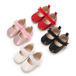 Baby shoes lace spring and autumn explosions foreign trade baby girl toddler shoes 0-1 years old soft bottom baby shoes baby shoes