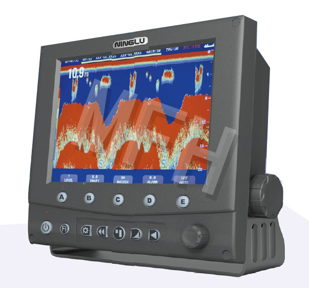 船用测深仪 原装宁禄DS2020 水深测量仪 双通道液晶显示屏 10英寸