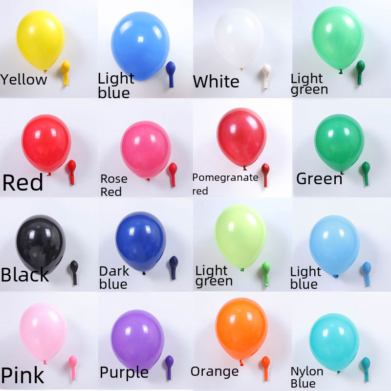 10-inch 2.2g Thick Matte Balloon, American Style Balloon for Wedding, Birthday Party, latex balloon for business opening decoration
