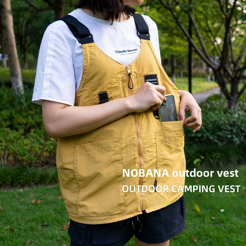 Жилет для кемпинга, быстросохнущее снаряжение, солнцезащитная одежда для мужчин и женщин, универсальная объемная сумка для рыбалки