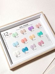 2023紫子國際日系美甲新款超冰透奶透玉脂裸色馬卡龍色 工廠批發