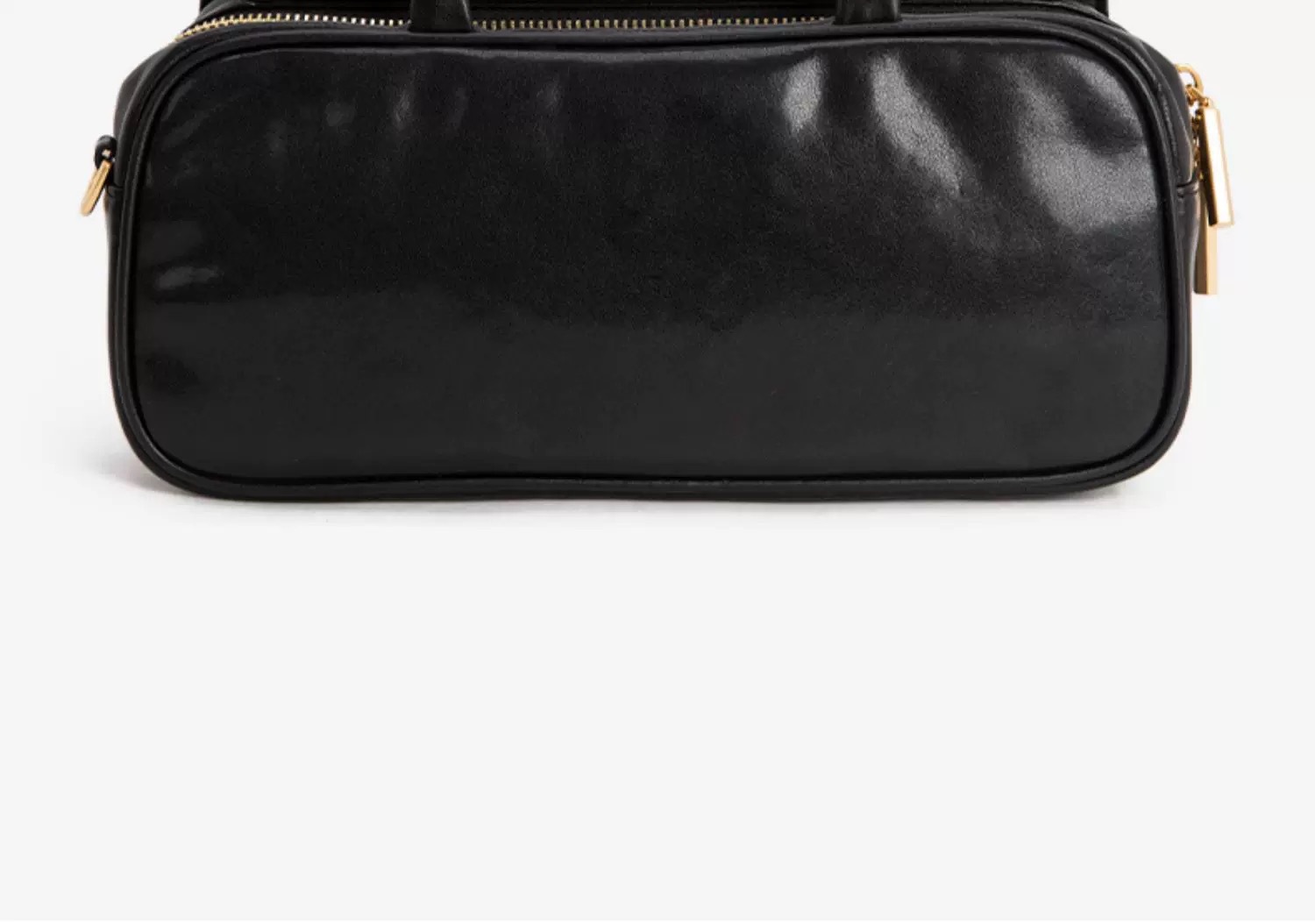 Borsa a spalla in vera pelle retro a cuscinetto da donna_voghion.com