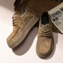 2025秋季新款男鞋简约百搭休闲鞋男士开车鞋旅游鞋男单鞋一件代发