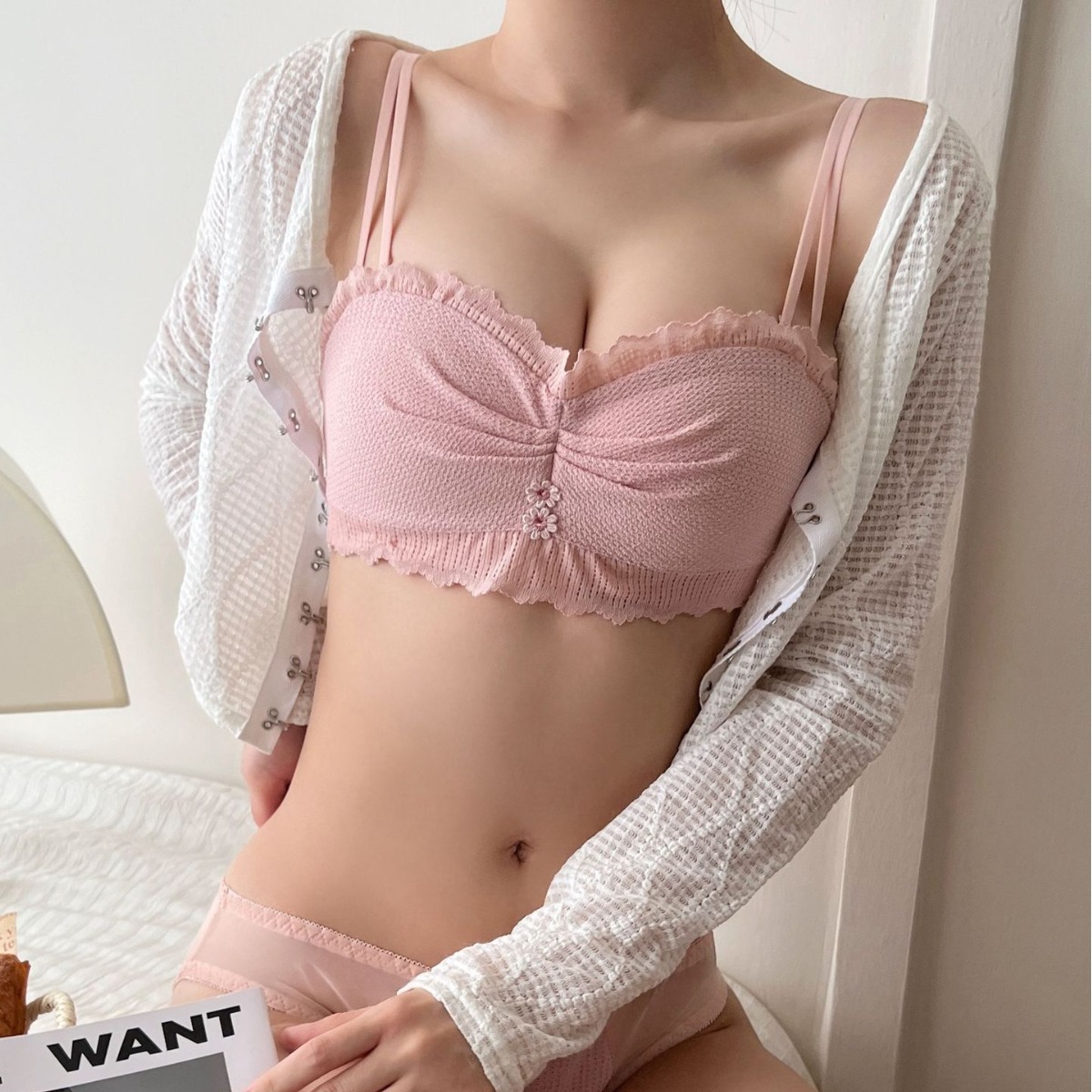 Ventas directas de fábrica comercio electrónico transfronterizo Sudeste de Asia Vietnam Tailandia damas dos sujetadores sin tirantes