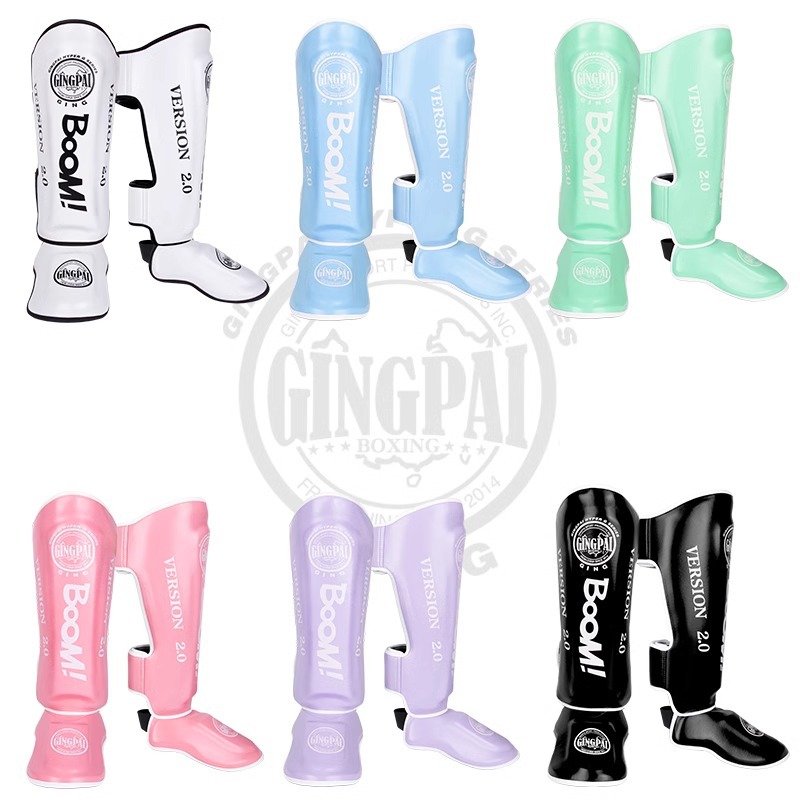 Muay Thai Leg Protectors Boxing Sanda Instep Protectors Children Adult Fighting Training Shin Protectors Fighting Ankle Protectors Thickened Protectors