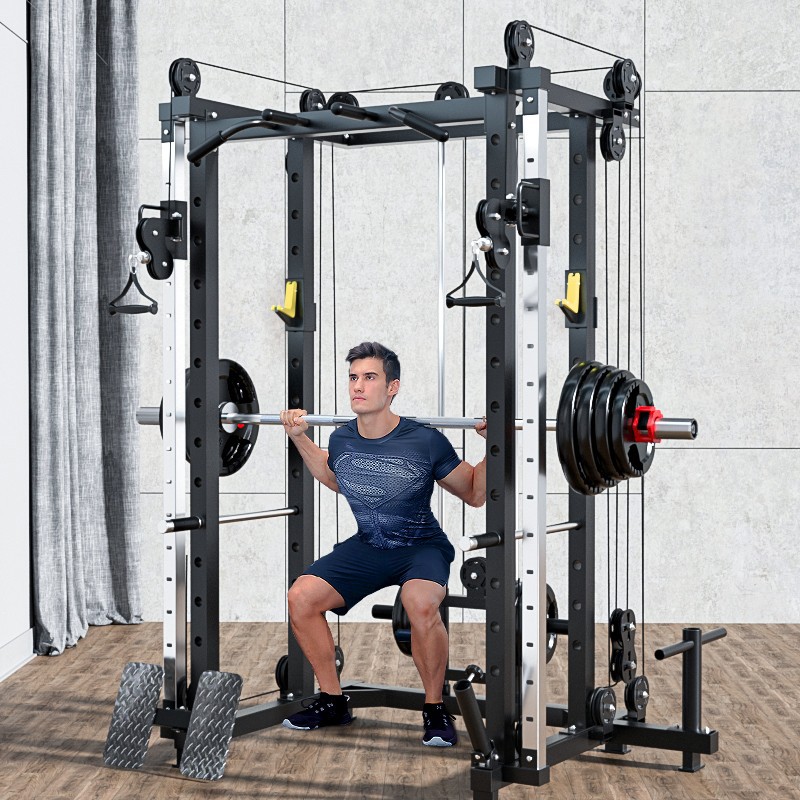 Gantry fitness home pequeño equipo de entrenamiento de aves voladoras de alta pull-down equipo de fitness equipo de combinación Squat