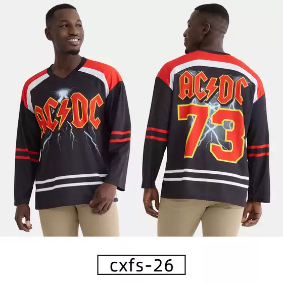 2025 Best-Selling Long-Sleeve Jersey T-Shirt for Cross-Border Trade, Unisex 3D Printed Pullover Sportswear, Wholesale