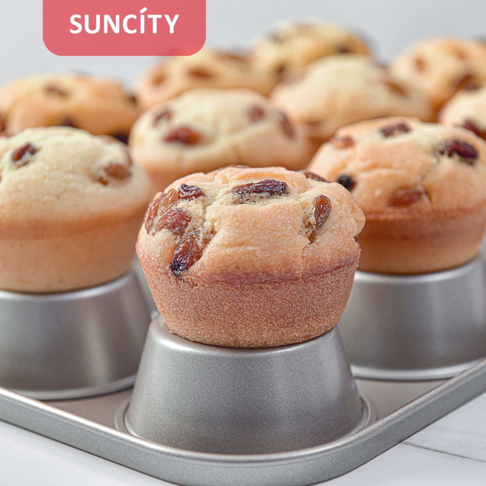 9-in-1 Muffin Pan Creative DIY Home Baking Flat Muffin Cup Baking Tray Non-stick Cake Mold