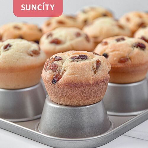 9-in-1 Muffin Pan Creative DIY Home Baking Flat Muffin Cup Baking Tray Non-stick Cake Mold