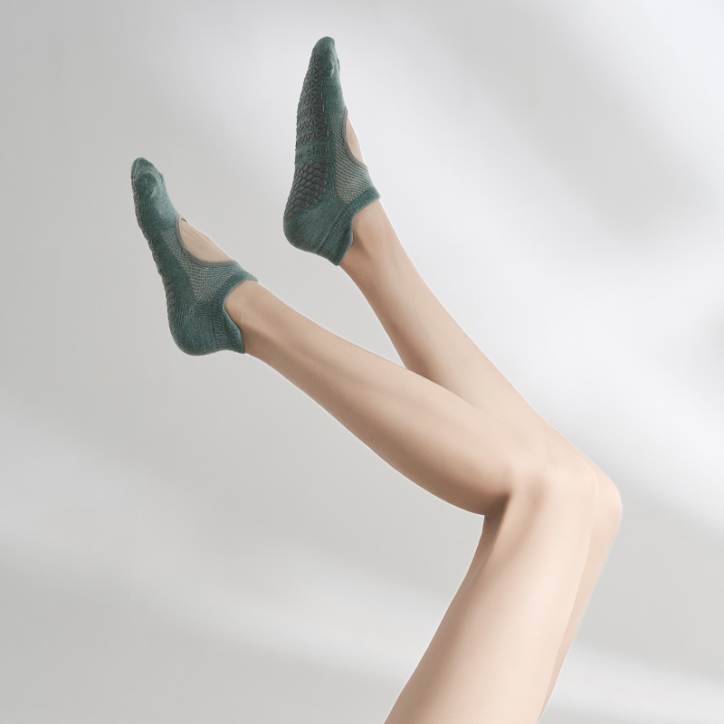 Nuevas Calcetines de Yoga y Pilates de Cinco Dedos con Separación para Cada Dedo, Calcetines Deportivos Profesionales de Algodón para Fitness, Comercio Exterior, Venta al por Mayor en Amazon