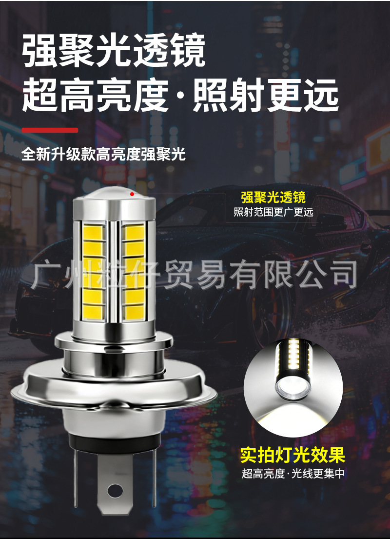 Car Led Fog Lights H8/H11 9005 9006-5630-33Smd Headlights High Brightness H4 H7 Headlights