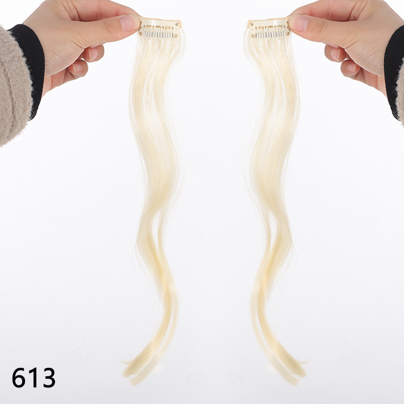 Long Xu Bangs peluca en línea celebridad de media longitud Peluca de ocho caracteres Bangs peluca mujer natural falso Bangs