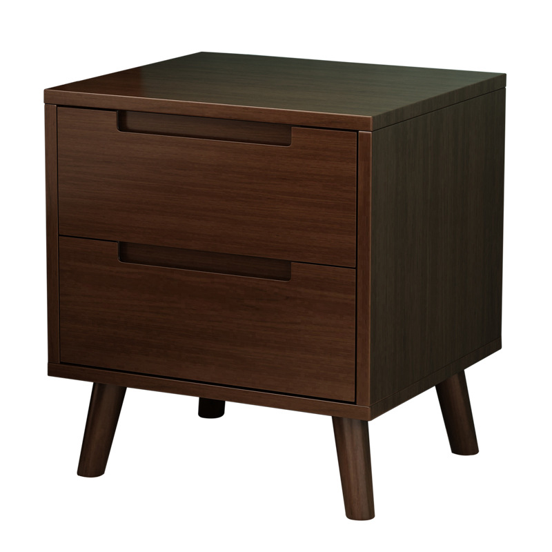 Mesita de noche nórdica de madera maciza, armario de almacenamiento moderno para dormitorio totalmente equipado, mesita de noche de estilo japonés, pequeño apartamento