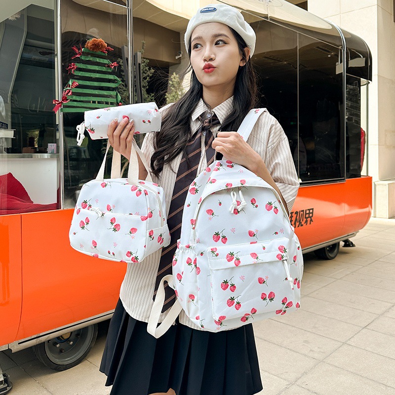 2025 nueva mochila escolar de gran capacidad de dibujos animados linda mochila para estudiantes de primaria y secundaria casual mochila de gran capacidad resistente al desgaste