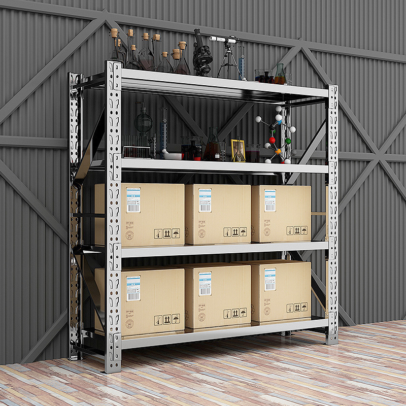 304不锈钢仓储货架重型实验室货架地下室冷库仓库工厂重型储物架