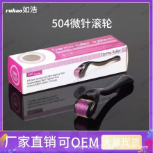 头皮护理亚马逊540微针滚轮家用配头发密发液Hair Growth Roller
