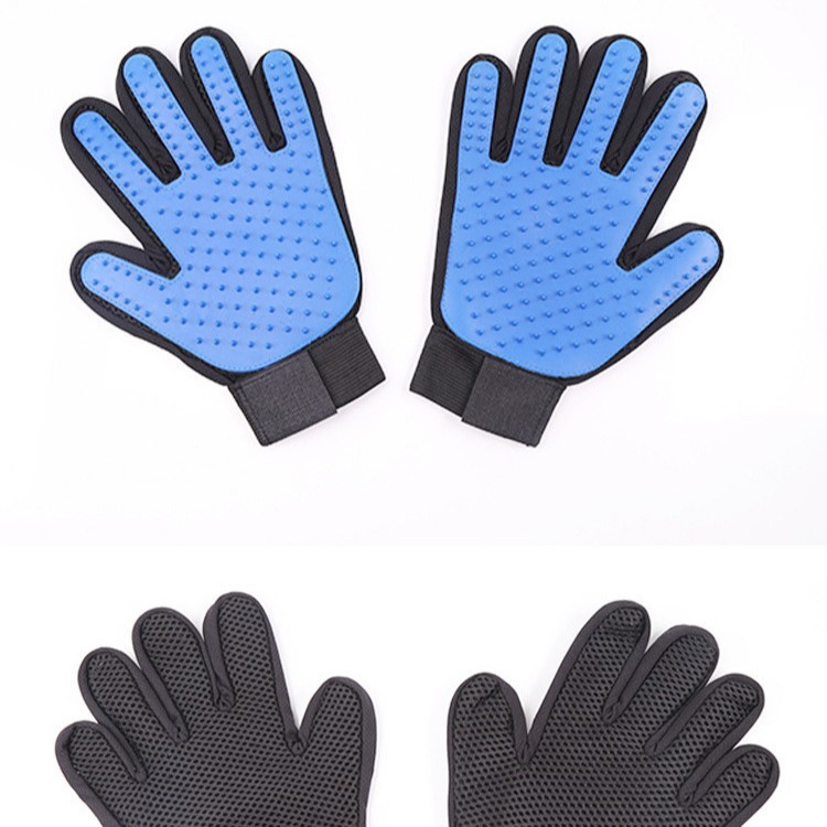 Guantes de masaje para mascotas Gato guantes de masaje perro masaje suministros para mascotas multi-color opcional al por mayor