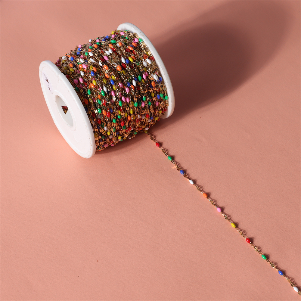 24g Weight Chain Jewelry Making Type Cable Chain/Cross Chain Classification 1 Piece Quantity 316L Stainless Steel Material Color Block Pattern Spring&Summer Season Plating Design Vacation, Classic Style Style 1 Piece 316L Stainless Steel Cable Chain/Cross Chain Chain Vacation Classic Style Color Block 14