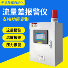 流量差报警仪 压力流量温度多路显示进出水流量差报警记录仪
