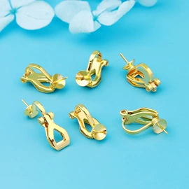 饰品配件;耳钉;耳夹