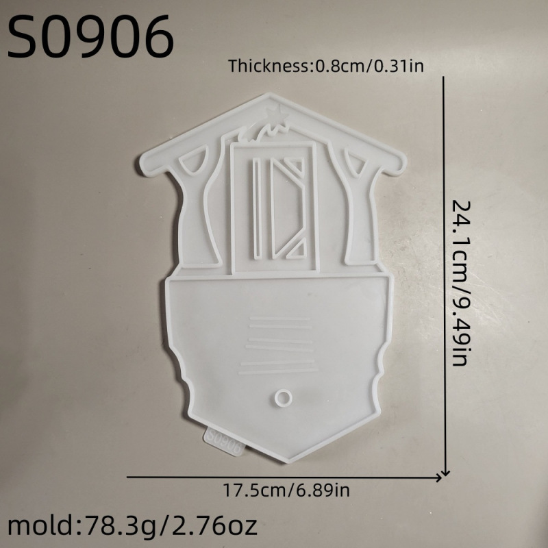 S0905+S0906+S0907+S0908 ヤクサ誕生ハウス装飾品石膏型 DIY シリコーン型|undefined