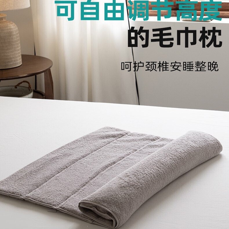 Specialized pillow for cervical spine protection, made with black buckwheat, adjustable, ergonomic design, aids sleep, and features a microfiber pillow core