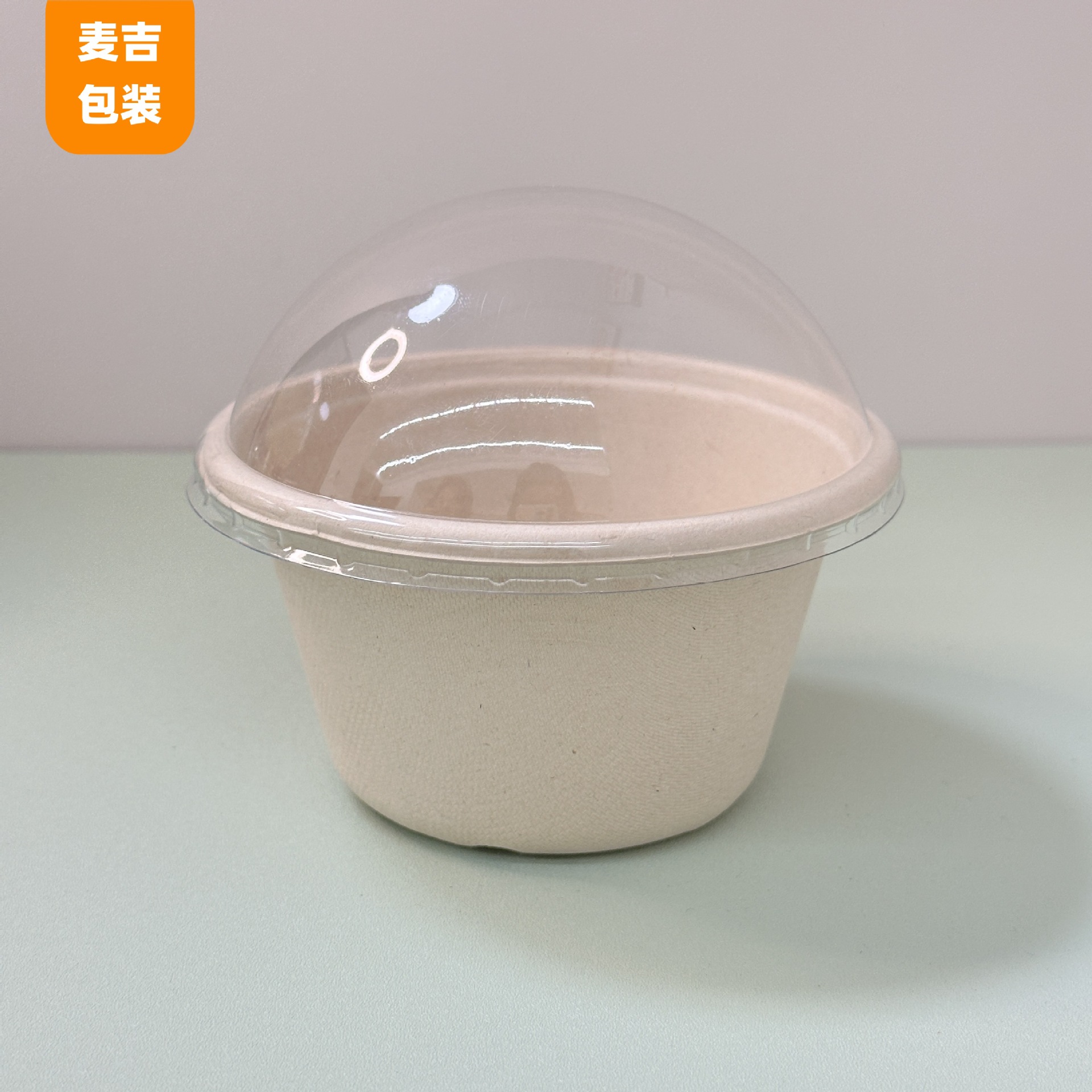 Tazón de papel desechable espesado protección del medio ambiente redondo embalaje sopa tazón alimentos grado hogar al aire libre barbacoa tazón