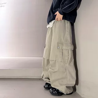 男童长裤秋装2026新款儿童装中大童春秋款工装休闲宽松裤子潮酷