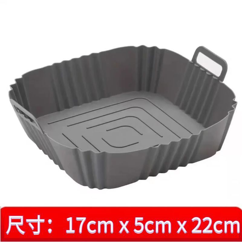 La almohadilla de freidora de aire de silicona transfronteriza se lava con agua, la almohadilla de barbacoa de la bandeja de hornear es fácil de limpiar y la bandeja del horno forrada resistente a altas temperaturas. image 30